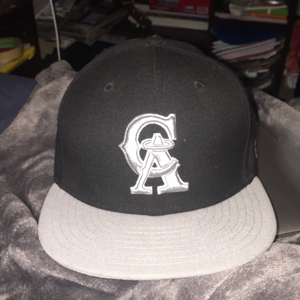 Size 7 California Angels hat